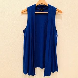 NWOT Epress Sleeveless Casual Vest Open Drape